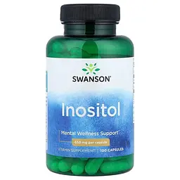 Інозитол Swanson Inositol 650 mg 100 капсул