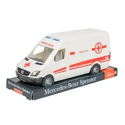 Автомобіль іграшковий "Mercedes-Benz Sprinter" швидка допомога, на планшетці, Tigres - мініатюра 1