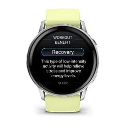 Смарт-годинник Garmin Venu 4 45mm Сріблястий Bezel with Citron Silicone Band (010-03014-02) - мініатюра 5