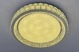 Стильна стельова LED-люстра для вітальні Linisoln 3218-500 CH хром 140 Вт до 18 м2 - мініатюра 3
