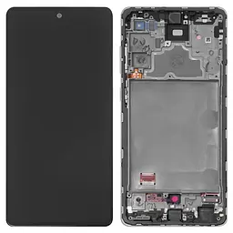 Дисплей Samsung A725 Galaxy A72, A726 Galaxy A72 5G, білий, з рамкою, Original (PRC)