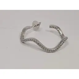 Срібні сережки Dear з фіанітами. 3530.1С - мініатюра 5