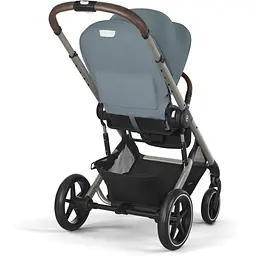 Прогулянкова коляска Cybex Balios S Lux TPE Stormy Blue з бампером (524001195) - мініатюра 3
