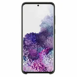 Оригінальний силіконовий чохол Samsung Silicone Cover Galaxy S20 (6.2") Black (EF-PG980TBEGRU) - мініатюра 7