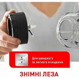Блендер стаціонарний Tefal PerfectMix+ 1200 Вт чаша 1750 мл скло сіро-чорний (BL871D31) - мініатюра 12