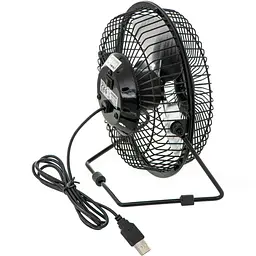 Вентилятор Mesko MS 7322 настільний/ USB/ 4,5Вт/ D=15см/ чорний (MS7322) - мініатюра 2