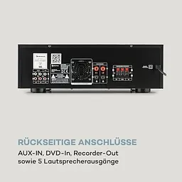 Підсилювач цифровий Auna AMP-218 BT (10034623) - мініатюра 5