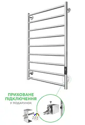 Електрична рушникосушка Mario Урбан-I 810x500/85 TR K 2.0 таймер-регулятор 2.3.8300.10.Р, Хром, універсальне (коннектор), Електронний