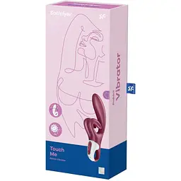 Вібратор-кролик Satisfyer Touch Me Red подвійний відросток 3 двигуна Red - мініатюра 7
