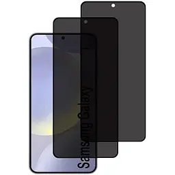 Захисне скло DK для Samsung Galaxy S24 S921 Антишпигун Full Glue 020556 black 2 шт.