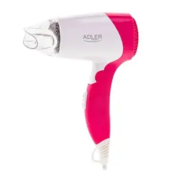 Фен дорожный Adler AD 2259, 1200 Вт 2 скорости подвесная петля компактный 1 шт. красный (33705-IS)