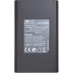 Зарядний пристрій для фото PowerPlant Panasonic DL-BLK22 для двох акумуляторів (CH980376) - мініатюра 2