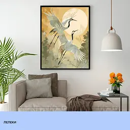 Набір для розпису по номерах "Лелеки" 40*50 см, IDEA2-GX47705, ТМ "99IDEAS" - мініатюра 3