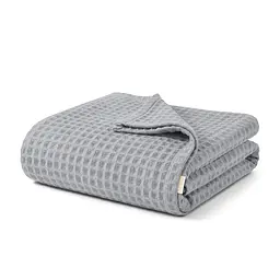 Плед-покривало Cosas Greek Waffle Smoky вафельне 75х95 см (Blanket_36Smoky_GreekWaffle_75x95)