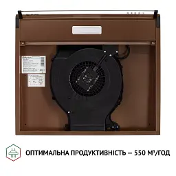 Витяжка плоска Perfelli PL 6144 Dark BR LED - мініатюра 8