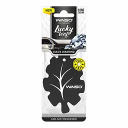 Освіжувач повітря Winso Lucky Leaf, целюлозний ароматизатор, Black Diamond(539050)