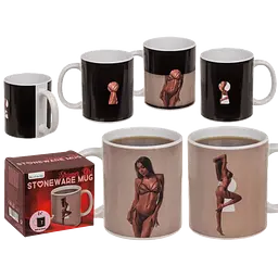 Чашка з термоефектом OOTB Stoneware Mug Stripper Girl, 300 мл