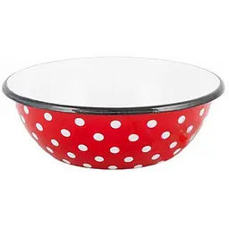 Миска Idilia 2.5л Червона полька (I0311)