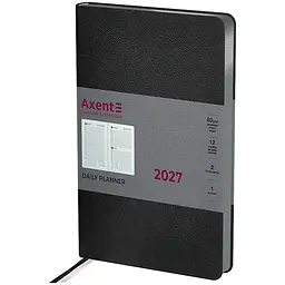 Щоденник Axent 2027 Partner Soft Muse 145x210 мм чорний (8827-27-3-A)