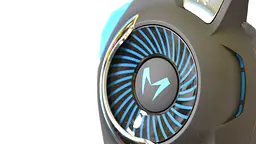 Гарнітура Microlab G4 3.5 мм+USB Black-Blue - мініатюра 4