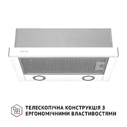 Витяжка телескопічна PERFELLI TL 502 WH LED - мініатюра 2