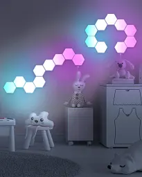 Бра, настінний світильник з пультом Goldlux 331458 Maya LED 9x10W RGB 135Lm IP20 білий - мініатюра 3