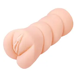 Мастурбатор Crazy Bull 3D Vagina (тілесний) - мініатюра 2