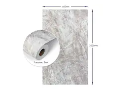 Самоклеюча PET плитка в рулоні STICKER WALL 600 * 3000 * 2мм SW-00003240 - мініатюра 4