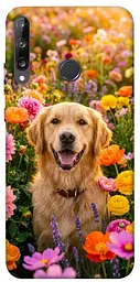 TPU чохол Demsky Flowery labrador для Huawei P40 Lite E / Y7p (2020)