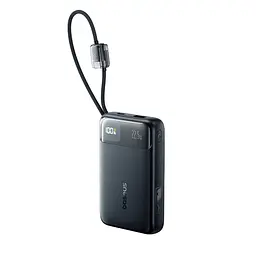 Зовнішній аккумулятор Baseus EnerFill FC11 Digital Display Power Bank with Dual Built-in Cables 20000mAh 22.5W Cosmic Чорний