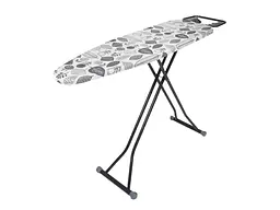 Дошка прасувальна EUROHOME ALPINE PLUS 33x110см моноблок з розеткою (листя сірі)