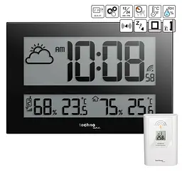 Годинник настінний Technoline WS8011 Black (WS8011), Чорний - мініатюра 9