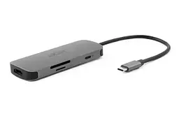 Acer Хаб 7in1 USB-С > 3xUSB-A3.2/HDMI/USB-C/PD/SD, 0.15м, сірий - мініатюра 2