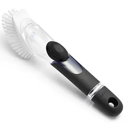 Щітка Oxo Good Grips з диспенсером, 33х11х10 см, чорний (1067529) - мініатюра 2