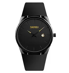 Наручний кварцовий годинник Skmei 1509 Чорний - мініатюра 2