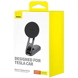 Автотримач Baseus T-Space Magnetic Frost Silver [C40151300S11-00] [142360] - мініатюра 6