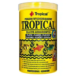 Сухий корм для акваріумних риб Tropical в пластівцях Tropical 1 л для всіх акваріумних риб