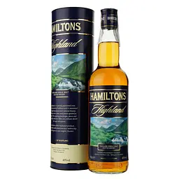 Віскі Hamiltons Highland Single Malt Scotch Whisky, 40%, 0,7 л, в тубусі