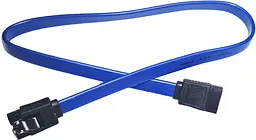 Кабель SATA 3.0 7pin, F/F, 0.4 м, Синій