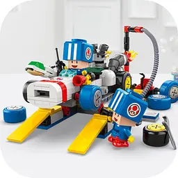 Уцінка. Конструктор LEGO Super Mario Mario Kart - Toad's Garage 390 деталей (72035) - мініатюра 5