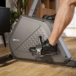 Горизонтальний велотренажер Hop-Sport HS-4500L Arkil чорно-золотистий - мініатюра 6