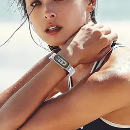Комплект ремінці Tamister для фітнес-браслета Xiaomi Mi Band 8 та 9 Bead design - Milanese design Silver - мініатюра 8