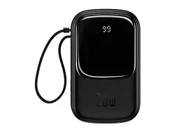 Зовнішній акумулятор (Power Bank) BASEUS Qpow Pro Digital Display Fast Charge 10000mAh 20W (PPQD020001)