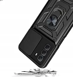 Панель BeCover Military для Infinix Hot 50 (X6720) Black (713046) - мініатюра 3