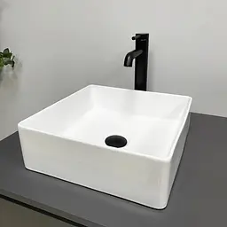Умивальник VBI TriestS white накладний VBI-012714, Білий