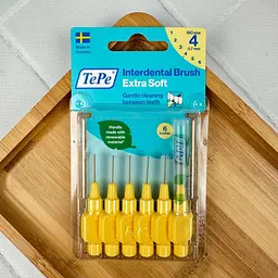 Міжзубна щітка TePe Extra Soft жовта (0.7 мм), 6 шт