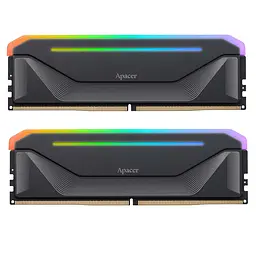 Модуль пам'ятi DDR5 2x16GB/5600 Apacer NOX RGB Black (AH5U32G56C522NBAA-2)