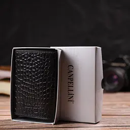 Шкіряний картхолдер Canpellini 6,5х9х2 см acs0025898 - мініатюра 8