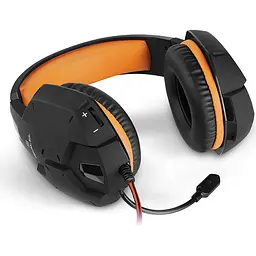 Ігрові навушники REAL-EL GDX-7700 Surround 7.1 Black/Orange (EL124100016) [112563] - мініатюра 5