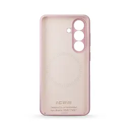 Силиконовый чехол с MagSafe для Samsung Galaxy S26 5G, ICON2 MagCase, розовый, противоударный, панель с мягкой подкладкой, защита всего корпуса, поддержка беспроводной зарядки, совместим с защитными стеклами и пленками, ArmorStandart (ARM88796) - мініатюра 2